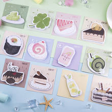 cute Afternoon Tea Series Creative Dessert cake Memo Pad N Times Sticky Notes Memo Notepad Bookmark Gift Japanese Stationery 2024 - buy cheap