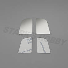 1/10 Accessories 2Pcs/Lot Stainless Steel Rearview Lens for 1/10 RC Crawler Traxxas TRX6 G63 AMG TRX4 G500 2024 - buy cheap