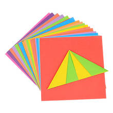 Papel de Origami plegable para niños, hojas cuadradas hechas a mano, 15x15cm, doble cara, color, Material de corte de papel 2024 - compra barato