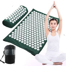 Cojín de masaje Yoga estera de acupresión cuello parte trasera del pie masajeador dolor alivio de estrés masaje con acupuntura Pad 2024 - compra barato