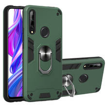 For huawei P20 P30 lite Shockproof Phone Case For huawei honor 9x V30 pro y5 y6 y7 Y9 prime 2019 Magnetic Ring Car Holder Cover 2024 - купить недорого