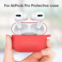 Силиконовый чехол для apple Airpods Pro, стикер, совместимый с Bluetooth чехол для apple AirPods Pro, аксессуары для наушников 2024 - купить недорого