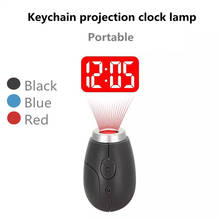 Reloj LED portátil, Mini reloj de proyección Digital con proyección de tiempo, reloj Digital con luz nocturna, accesorios modernos, buena oferta 2024 - compra barato