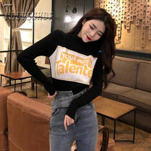 2019 Autumn Korean Chic Knitting Women Sweater Warm Bottoming Tops Jumper Female Sweaters 2024 - buy cheap