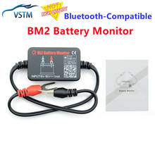 Monitor de bateria bm2, testador, bluetooth, 8-16v, circuito elétrico, teste de manivela para android, ios, ferramenta de diagnóstico automotivo 2024 - compre barato