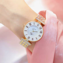 Bs abelha irmã ultra fino relógio feminino 2020 marca de luxo numeral romano simples senhoras ouro relógio de pulso para feminino montre femme 2020 2024 - compre barato