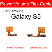 Botón de volumen de alimentación Cable flexible para Samsung Galaxy S5 SM-G900S/F/I/K/L/M/A/T/V/R4/P 2024 - compra barato