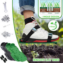 Inflatable Shoes Green Garden Lawn Aerobic Soil Loosening Soes Loose Soil Nail Shoes Sandals Cultivator Yard Tool 2024 - buy cheap