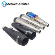 ALCON-Racing Motorcycle Exhaust Pipe Silencer Moto Escape GP Pot For M4 For Motocross Dirt Bike Cross ATV Slip-on Scooter 2024 - buy cheap