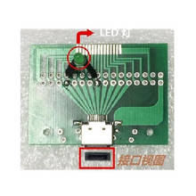 Conector hembra para iPhone 5/6/7, accesorio de probador de cable de carga con placa PCB 2024 - compra barato