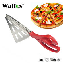 Tesoura profissional de pizza walfos, tesoura de aço inoxidável antiaderente com cabo de borracha macia para cozinha de alta qualidade 2024 - compre barato