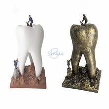 Brinquedos de artesanato de resina para dentista, presente, artesanato de dentes, odontologia, decoração, artigos de decoração, criativo, escultura 2024 - compre barato