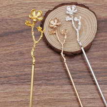 10 Pieces/Lot Metal Hair Forks Tree Branch Hair Sticks Chinese Tiara DIY Hair Accessories For Women 2024 - buy cheap