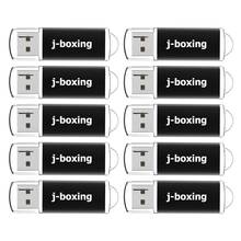 J-boxing 10PCS 1GB USB Flash Drives Bulk 2GB Rectangle Thumb Drives 4GB 8GB USB Memory Stick 16GB 32GB Pendrive with Cap Black 2024 - buy cheap