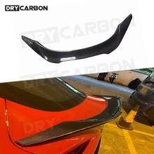 For Toyota Supra 2019 - 2020 Carbon Fiber Car Rear Trunk Spoiler Lip Wing Guard Cover FRP Car Styling 2024 - buy cheap