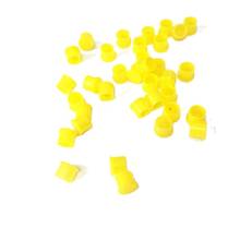 100pcs SMA Dust Cap Protective Cover 6mm Yellow Color for SMA Female Connector Wholeslae Price 2024 - buy cheap