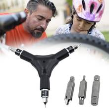 Llave de bicicleta con forma Y Llaves hexagonales exteriores, herramientas de llave de bicicleta de carretera para monopatines, Scooters, bicicletas 2024 - compra barato