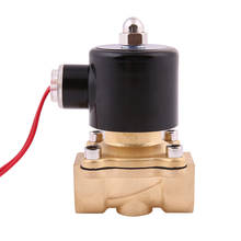 Electric Water valve Solenoid Normally closed source 1/2 inch DN15 inch gas CO2 Coil DC12 24V AC24V 110V 220V brass 2024 - buy cheap