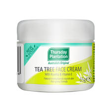 Crema facial con aceite de árbol de té, crema hidratante para todo tipo de piel, 65g, tratamiento para el acné, puntos negros, reduce los poros 2024 - compra barato
