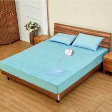 Waterproof Mattress Cover Bamboo Fiber Terrycloth Mattress Protector Cover Anti-Mite Anti-slip Fitted Bed Sheet No Pillowcase 2024 - buy cheap