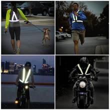 Adjustable Safety Security High Visibility Reflective Vest Gear Elastic Stripes Jacket For Night Running Cycling Outdoor Clothes 2024 - buy cheap