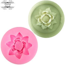 3D lotus flower silicone mold flower mold candy cake mold chocolate cake decorating tool kitchen cooking 2024 - buy cheap