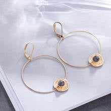 Circle Hoop Earrings for Women 3 Colors Earring Gold Women Beautiful Earrings unicorn boucle orbellen Pendientes Christmas Gift 2024 - buy cheap