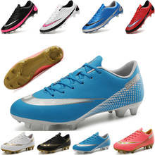 Zapatos antideslizantes de fútbol para niños y niñas, calzado deportivo de entrenamiento de fútbol para hombre, soporte de tobillo TF/FG 2024 - compra barato