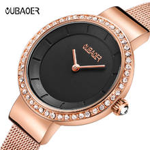 OUBAOER New Fashion Quartz Women Watch Top Luxury Brand Creative Design Steel Mesh Women Wristwatch Clock Girl Relogio Feminino 2024 - buy cheap