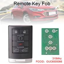 315Mhz 6 Buttons Remote Keyless Entry Remote Key Fob Car Key OUC6000066 Fit for Cadillac Escalade 2024 - buy cheap