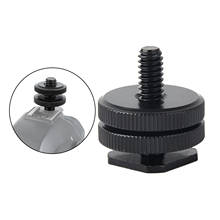 1/4" Tripods Screw To Camera Flash Hot Shoe Mount Adapter Camera Accessories 2024 - buy cheap