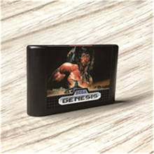 Ramboed III - USA метки Flashkit MD никелевое золото схема на основе печатной платы для Sega Genesis Megadrive игровая консоль 2024 - купить недорого