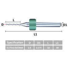 10pcs 1.0mm / micro pcb cutter / pcb print circuit board drills, carbide micro drills 2024 - buy cheap