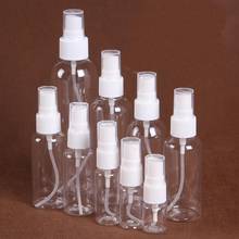 Atomizador de Perfume de plástico transparente para viaje, minibotella vacía recargable con espray, 11 tamaños, 1 unidad 2024 - compra barato