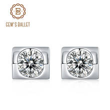 GEM'S BALLET Moissanite Diamond Earrings Sterling Silver Earring Stud 925 Moissanite Earring Jewelry Women 2024 - buy cheap