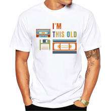 TEEHUB Hot Sales Old Data Storage Media Men T-Shirt The Compact Cassette Printed t shirts Hipster Tee Short Sleeve Tshirts 2024 - buy cheap