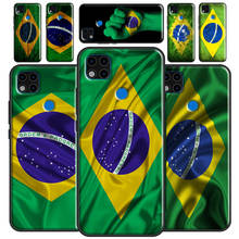 Funda con bandera de Brasil para Xiaomi Redmi Note 10 Pro, 9, 8, 7, Note 9S, 8T, Redmi 9, 9A, 9C, 9T, K40, 7A, 8A 2024 - compra barato