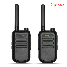 Rádio de carro de via dupla com 16 canais uhf, 1/2 pçs, mini walkie talkie, estação de rádio bidirecional, uhf, 400-470mhz, adequado para adultos e crianças, 3km 2024 - compre barato