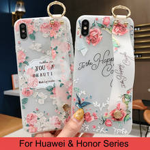 Vintige flor Rosa muñeca Correa suave teléfono funda para Huawei Honor Mate 10 20 30 P10 P20 P30 Pro Lite nova 5 5i 3 3i 3e 4 4e cubierta 2024 - compra barato