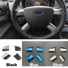 4pcs Steering Wheel Decoration Cover Trim Car Stickers For Ford Focus 2 MK2 2005-2011/KUGA 08-12/ C-MAX 2007-10 Auto Accessories 2024 - buy cheap