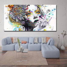 Beautiful Flower Girl Canvas Paintings Posters and Prints Wall Art Picture for Living Room Home Decoration 2024 - buy cheap