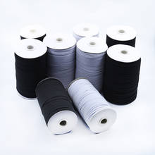 Elastic Bands 5Meters 3/6/8/10/12/15/25/30/35/40MM White Black Nylon Elastic Band Garment Trousers Sewing Accessories DIY Crafts 2024 - buy cheap