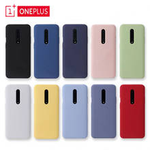 Capa de silicone líquido para oneplus 7pro, capa traseira macia para one plus 7 7 pro 2024 - compre barato