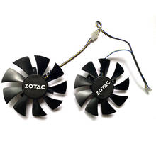 Ventilador de GPU para ZOTAC GeForce GTX 1060 AMP Edition GTX 1070, miniventilador de tarjetas gráficas, 85MM, GA91S2H, 4 pines, DC 12V, 0.35A, GTX1060, nuevo, 2 uds. 2024 - compra barato