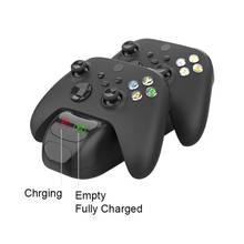 Dual Wireless Controller Charger Gamepad Charging Station for Xbox Series X / S with Battery Pack Charging Base Handle Charger 2024 - buy cheap