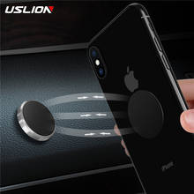 USLION Magnetic Car Phone Holder Strong Magnetic Car Phone Holder For iPhone 11 Pro Max Samsung Huawei Xiaomi note GPS 2024 - buy cheap