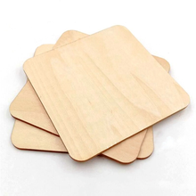 5 Sizes Blank Plaque  Building Model Square DIY Craft Pyrography Projects Games Scrapbooking Unfinished Wood Pieces Basswood 2024 - buy cheap