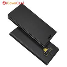 Wallet Cover For Samsung Galaxy Note 9 Leather Flip Magnetic Case For Galaxy Note9 Elegant Business Book Phone Accessory Bag 2024 - buy cheap