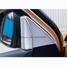 ABS Fosco interior Do Carro UM-pilar Altofalante do chifre anel de Cobertura Estilo Do Carro Guarnição Para Nissan Navara acessórios 2 NP300 2017 2018 2019 pcs 2024 - compre barato