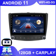 Para lexus is250 is300 is350 carro rádio estéreo gps navigator unidade de cabeça autoradio 2din bluetooth multimídia player com bt rds wifi 2024 - compre barato